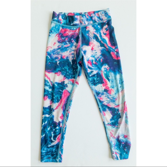 NEXT Direct Size 7 Blue & Pink Leggings - Picture 1 of 1